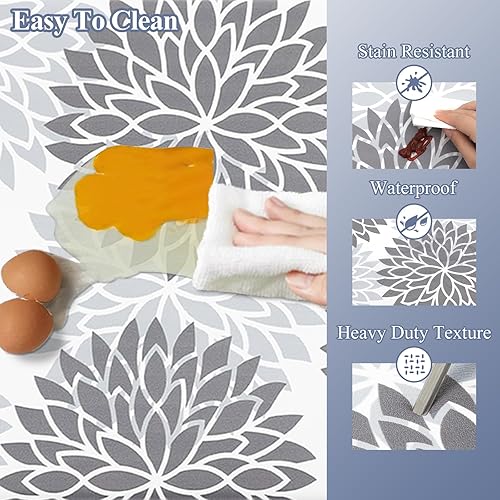 Miniatura 144 de HEBE Kitchen Mat 20"x71" Anti Fatigue Floor Mat Runner Non Slip Kitchen Mats for Floor Waterproof Kitchen Rugs and Mats Ergonomic Cushioned Comfort