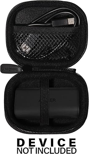 Miniatura 3 de CaseSack Funda para cargador portátil Anker con conector Lightning incorporado (negro)