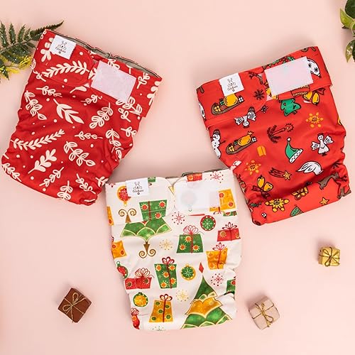 Miniatura 8 de CuteBone Pañales lavables para perras, pañales de entrenamiento para cachorros, pañales para perros con cola amputada, paquete de 3 pañales WWD12M