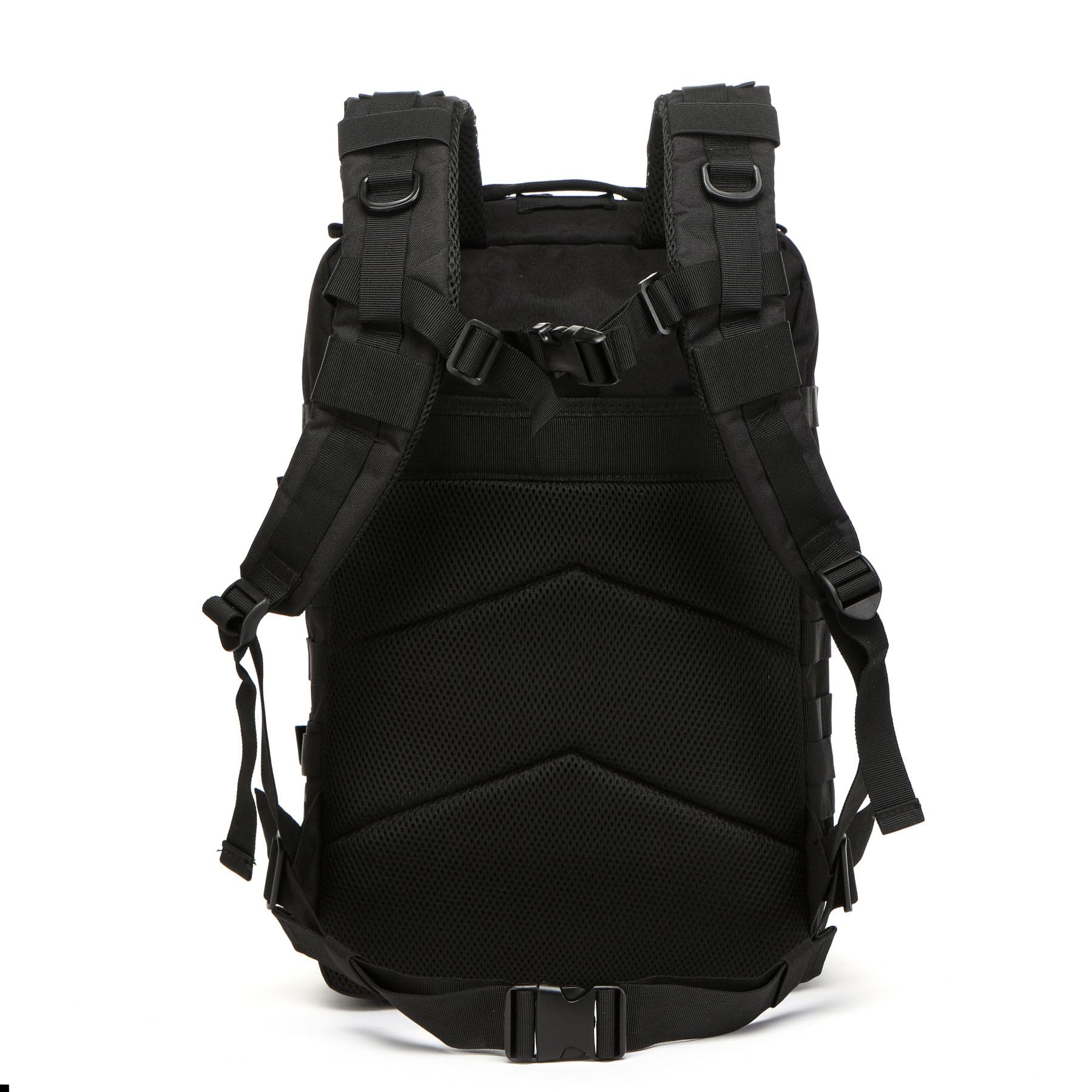 Mochila De Pesca De 50 Litros Impermeable De Nailon Duradera,Mochila Deportiva Táctica Militar Al Aire Libre Mochilas De Senderismo Casual (Negro)