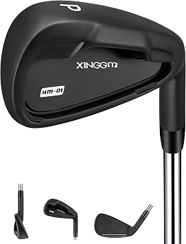 XM-01 Individual Golf Iron #P - Premium Mens Golf Club Iron with Steel Shaft for Right Handed Golfer Stiff Flex