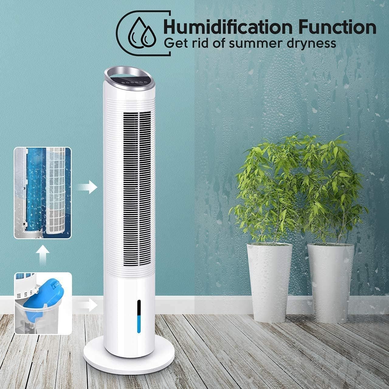 Air Choice Evaporative Cooler showing humidification function