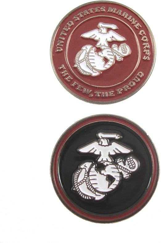 Review Waggle Pro Shop U.S. Marine Corps Double-Sided USMC Golf Ball Marker