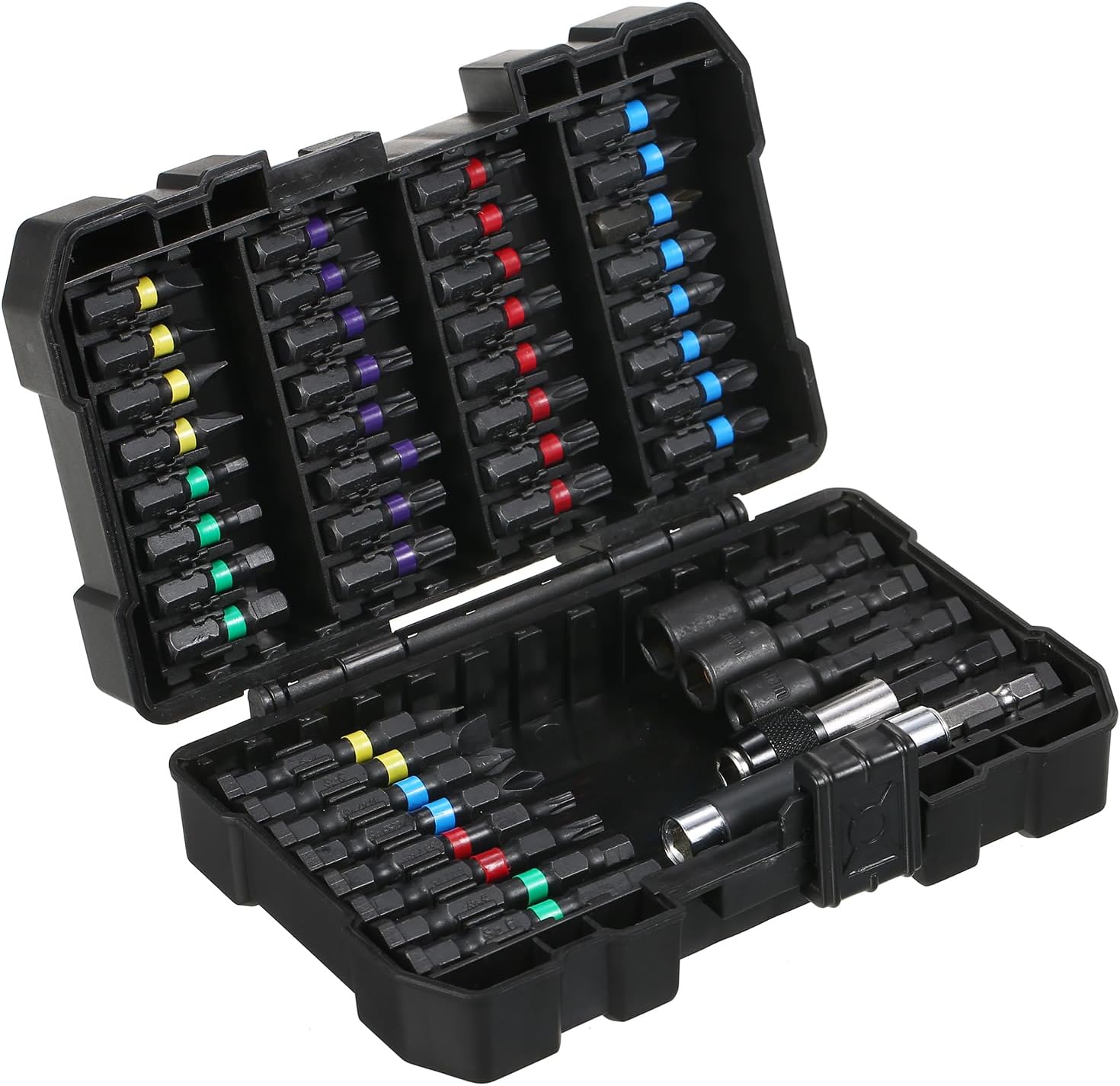 45PCS Drill Bit Set Screwdriver Bit Set Impact Driver Bit Set for Wood