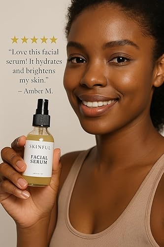 Miniatura 4 de Skinful Suero facial para una piel suave y juvenil, suero facial nutritivo y reafirmante para una piel brillante - 2 oz