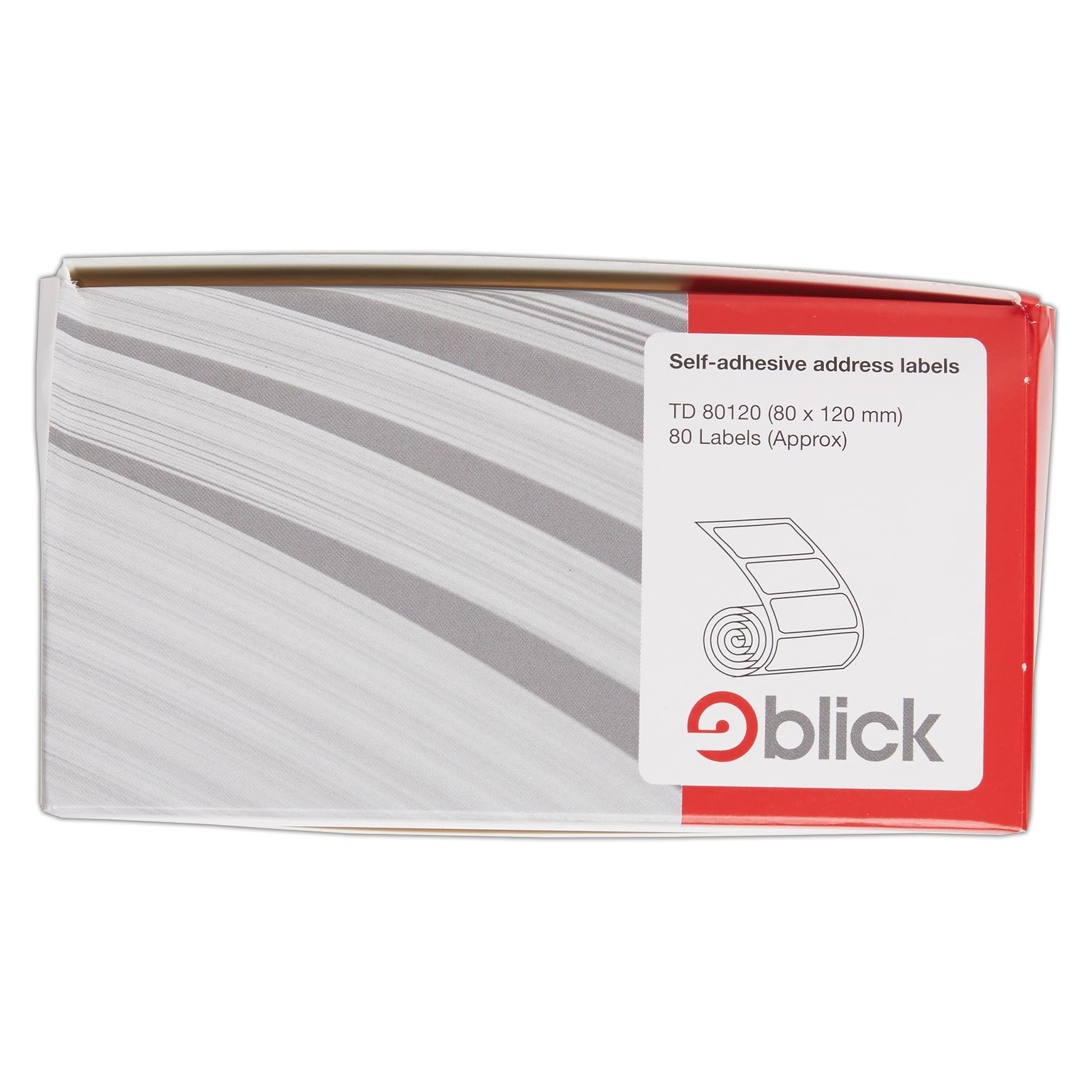 Blick Labels, White, Self Adhesive Stickers, Typist, Address Label, 50mm x 102mm, 120 Labels, For Home, Office, Family, School, Letters