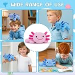 Axolotl Toy,Axolotl Stuffed Animal,8.66" Stuffed Axolotls Plush,Birthday Gift for Boys and Girls Gift for Christmas.(Mixed Blue,1 Pack)