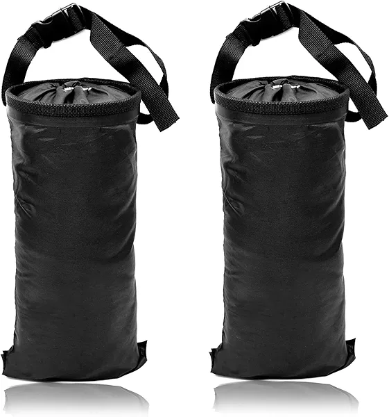 wplhb Car Trash Bag Car Trash Can Hanging Back Seat Car, Car Garbage Bag with Storage Pockets, Washable Eco-Friendly Car Garbage Can for Outdoor Traveling & Home Use (2 Pcs Black)