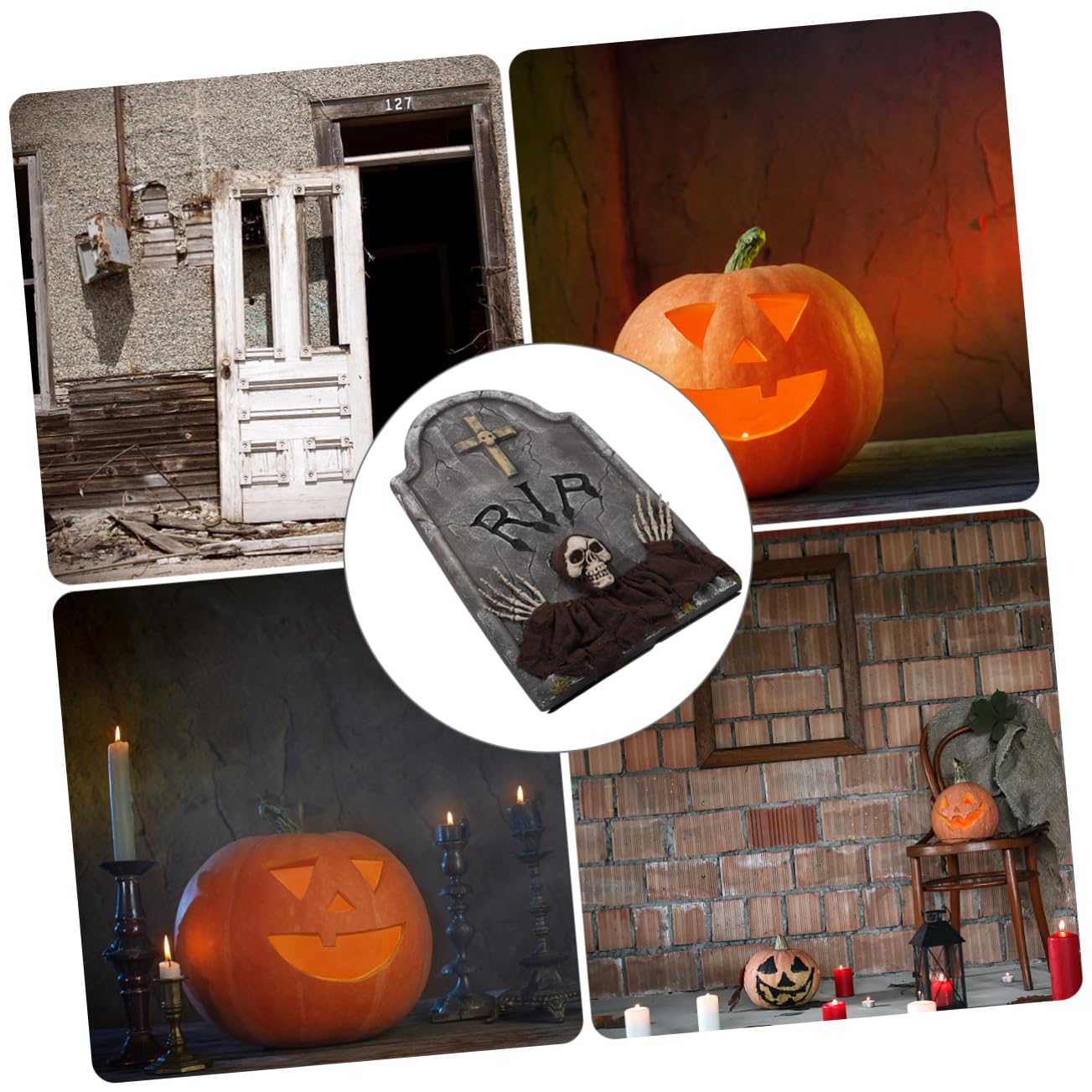 Gefälschter Grabstein Halloween Requisite aus Schaumstoff