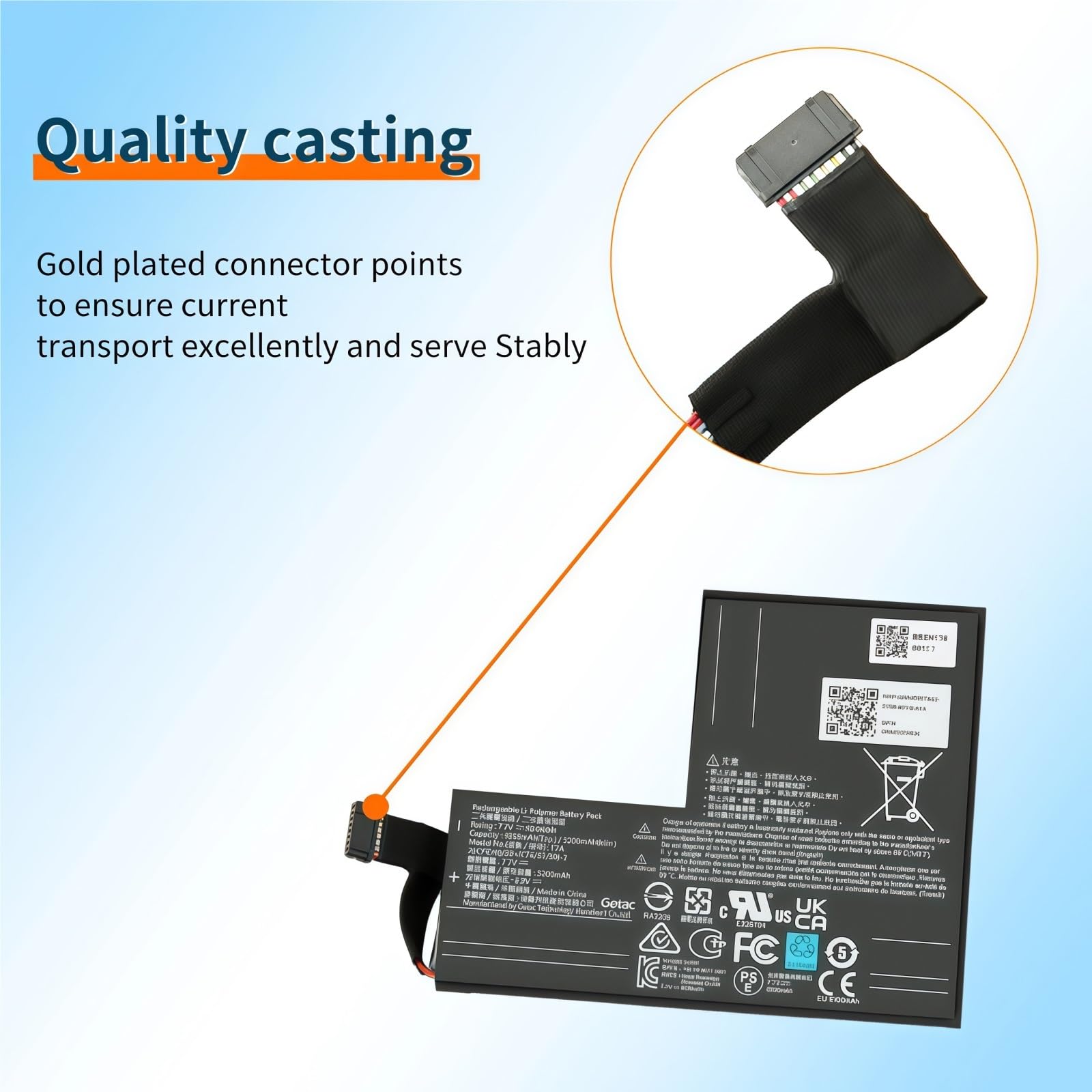 F7A2 8.8V 5200mah Batteria Di Ricambio Compatibile Con Steam Deck Handheld Gamepad Controller Batteria Ricaricabile Accessori