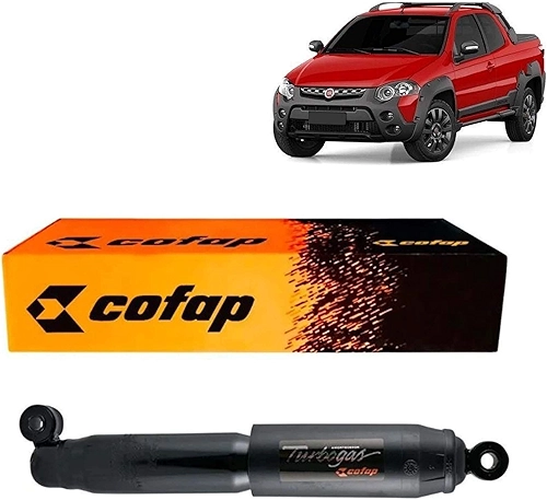 Amortecedor Traseiro -Turbogás Cofap GL13136 comp. Fiat: Strada Adventure Iii-Locker 08/