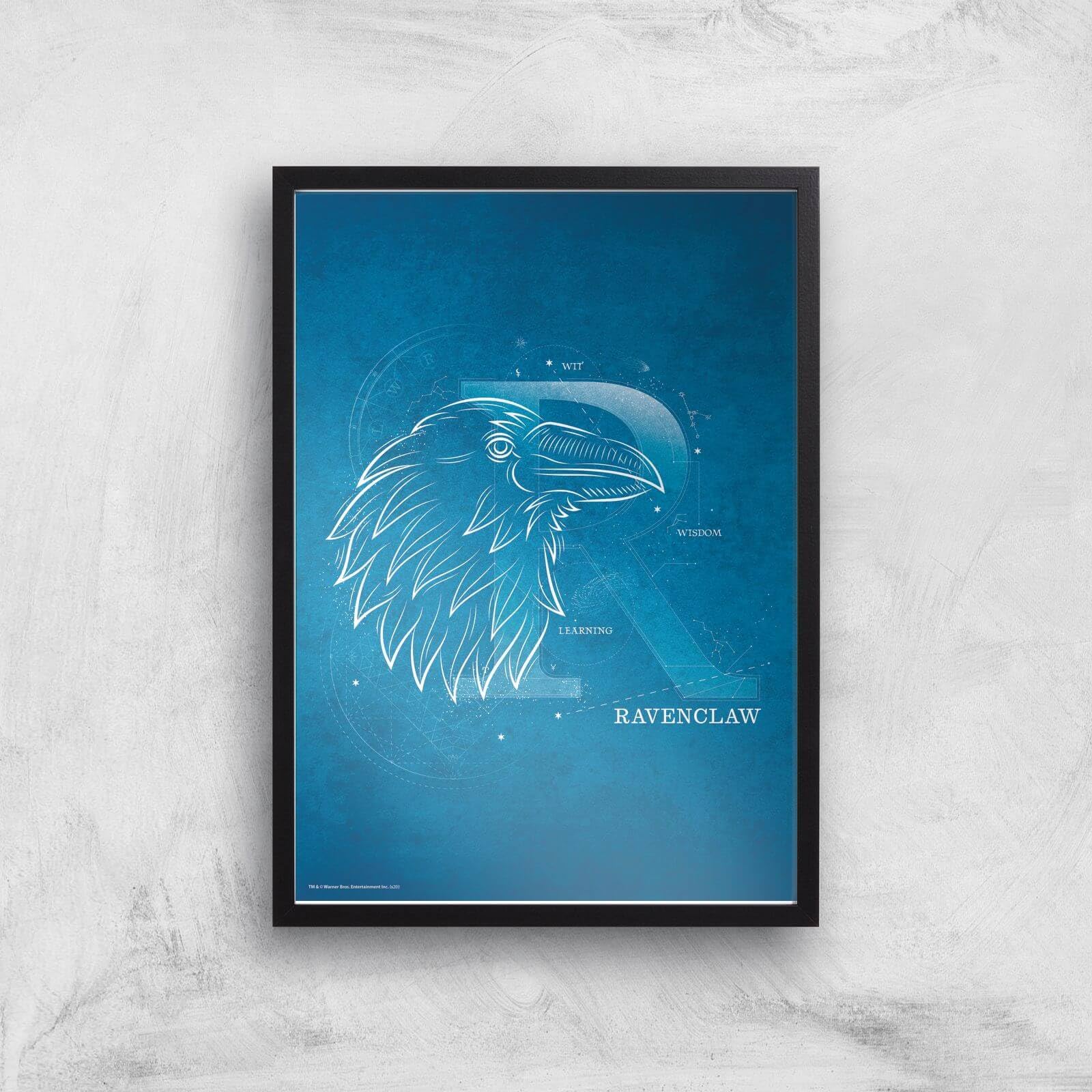 Zavvi Harry Potter Ravenclaw Giclee Art Print A3
