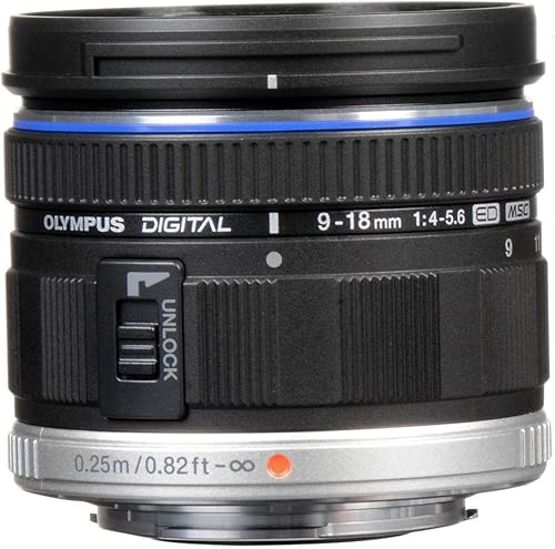 Miniatura 7 de OM SYSTEM OLYMPUS M.Zuiko Digital 0.354-0.709 in F4.0-5.6 Para Micro Cuatro Tercios Sistema Cámara, Gran Angular, Diseño Portátil