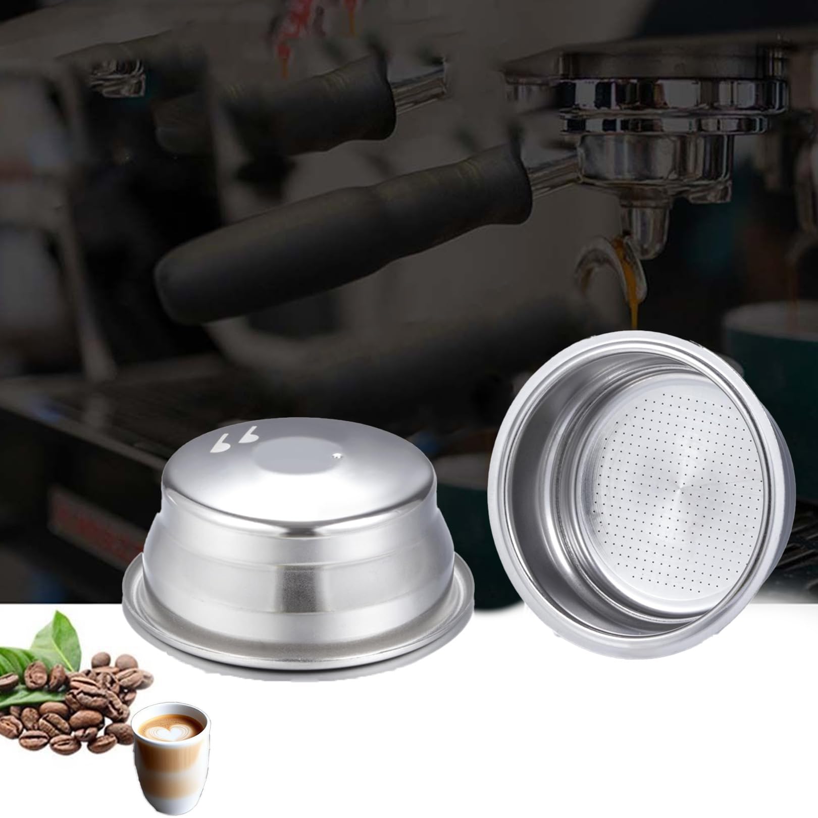Kaffeefilterkorb 54 Mm Für Breville – 2 Stück, Ersatz Für Express/Barista