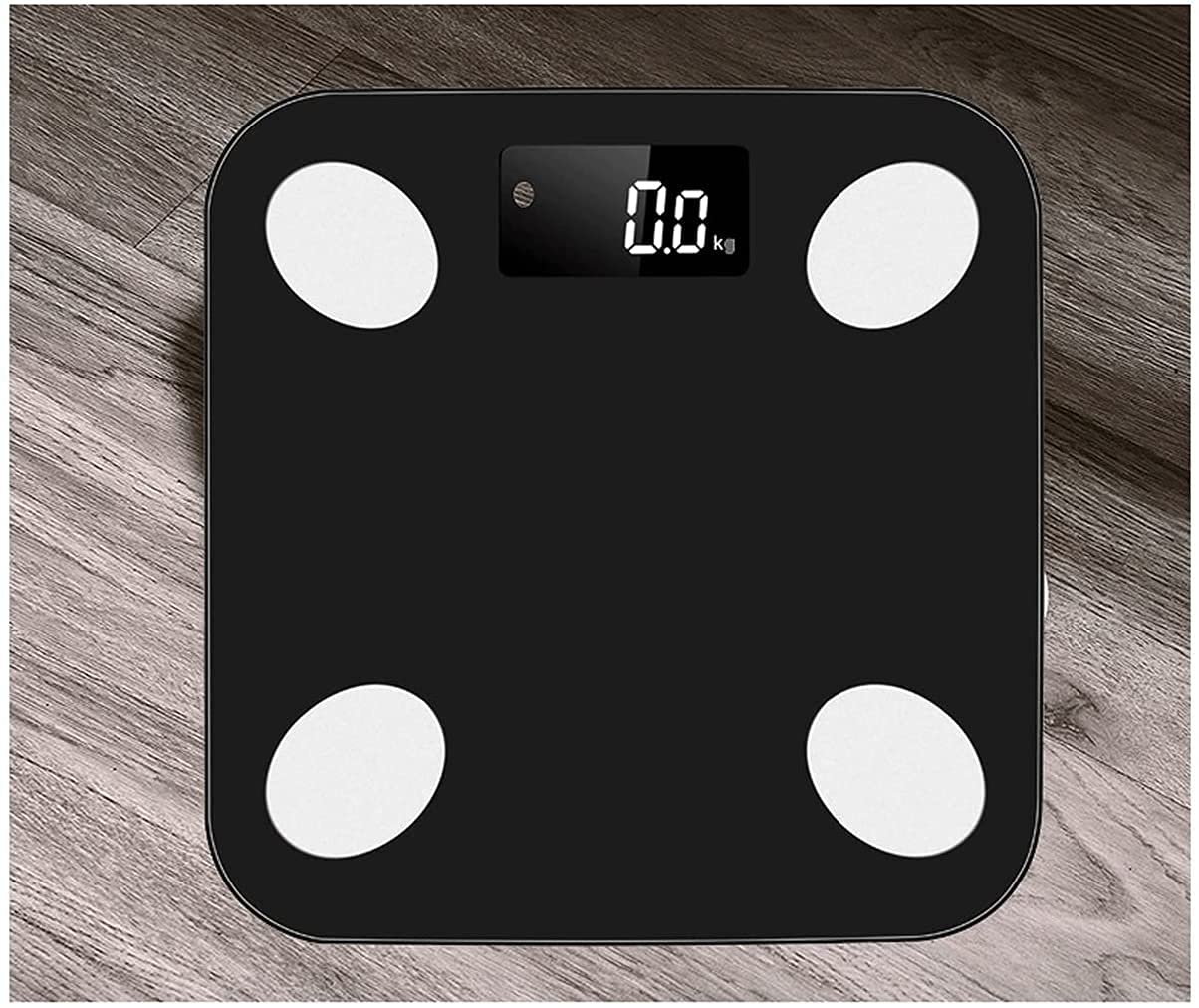 Bluetooth Body Fat Bilancia, Smart Wireless BMI. Bagno Bisogno Body Composizione Body Monitor Monitor Analizzatore per Il Peso corporeo, Grasso, Acqua, BMI, BMR.