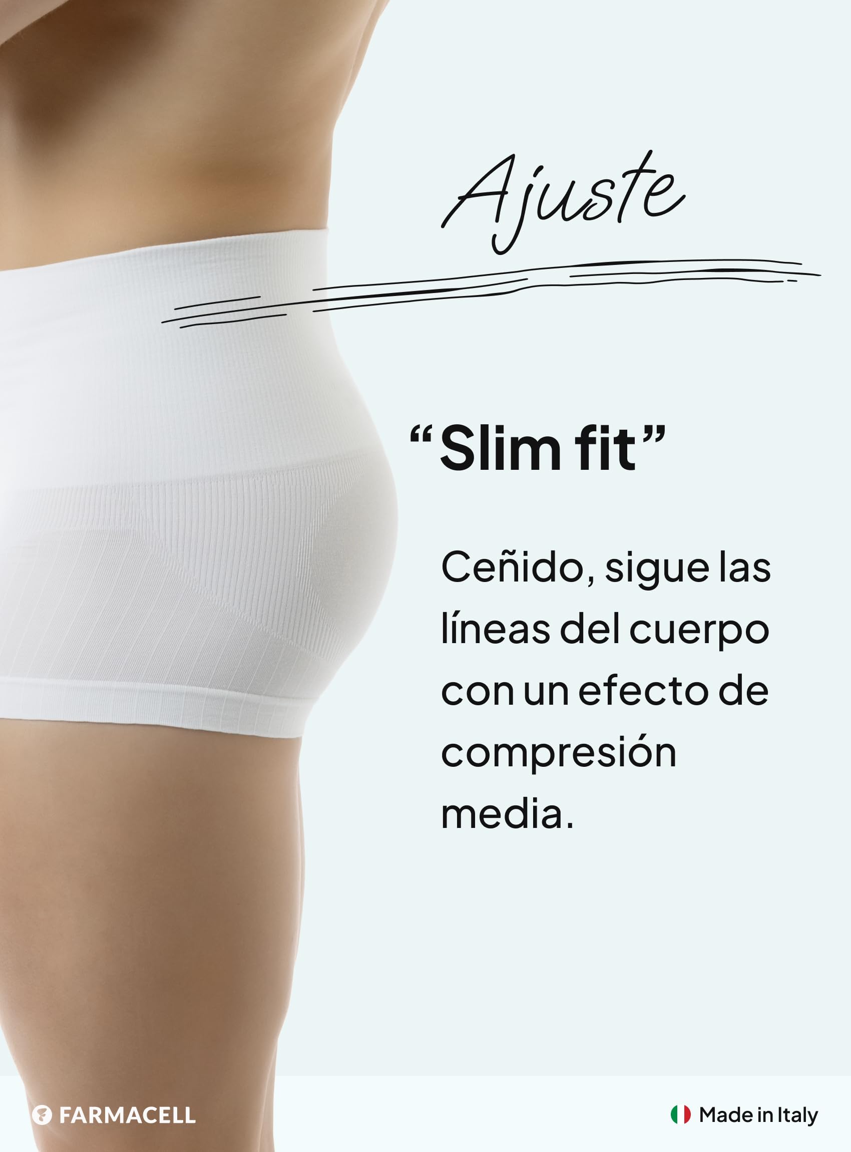 Farmacell Calzoncillos Boxer Faja Hombre de Algodón, Made in Italy, 402