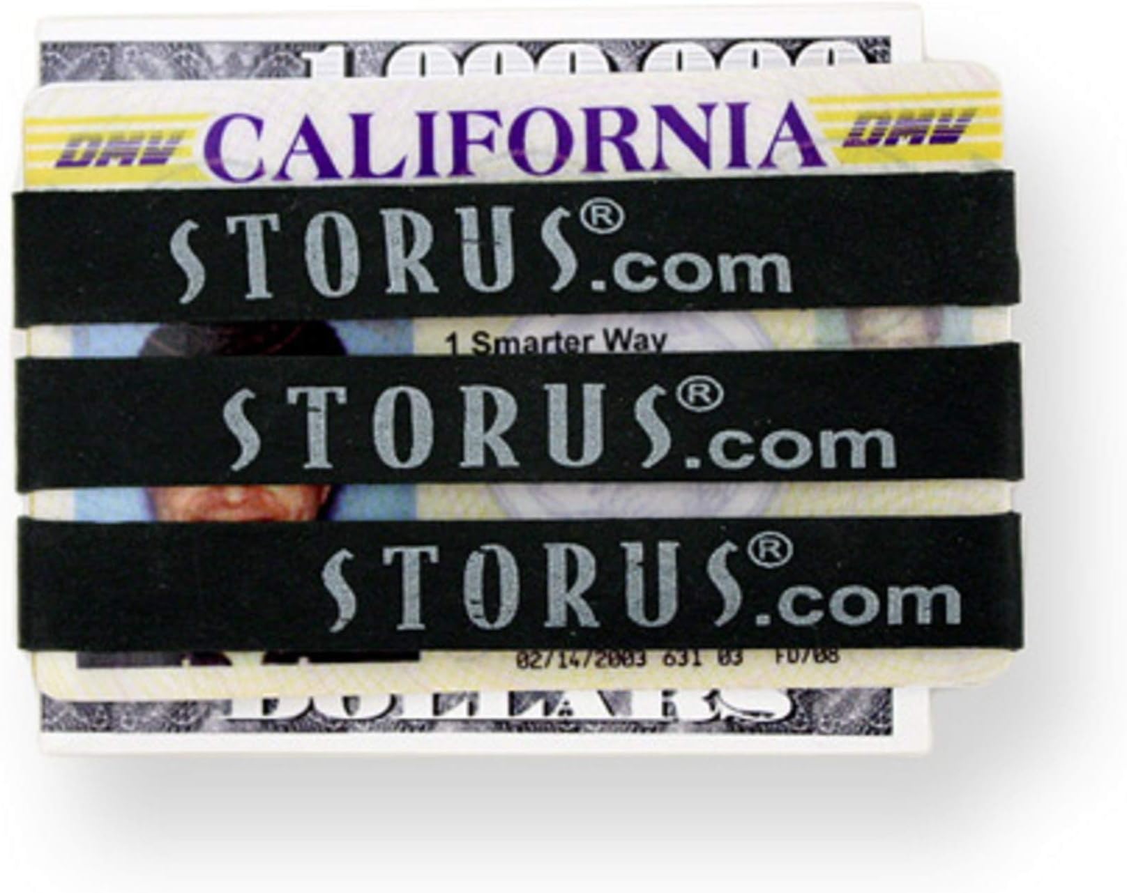 Storus Rubberband Wallet, Fits Precisely Around IDs + Cards, 3pcs