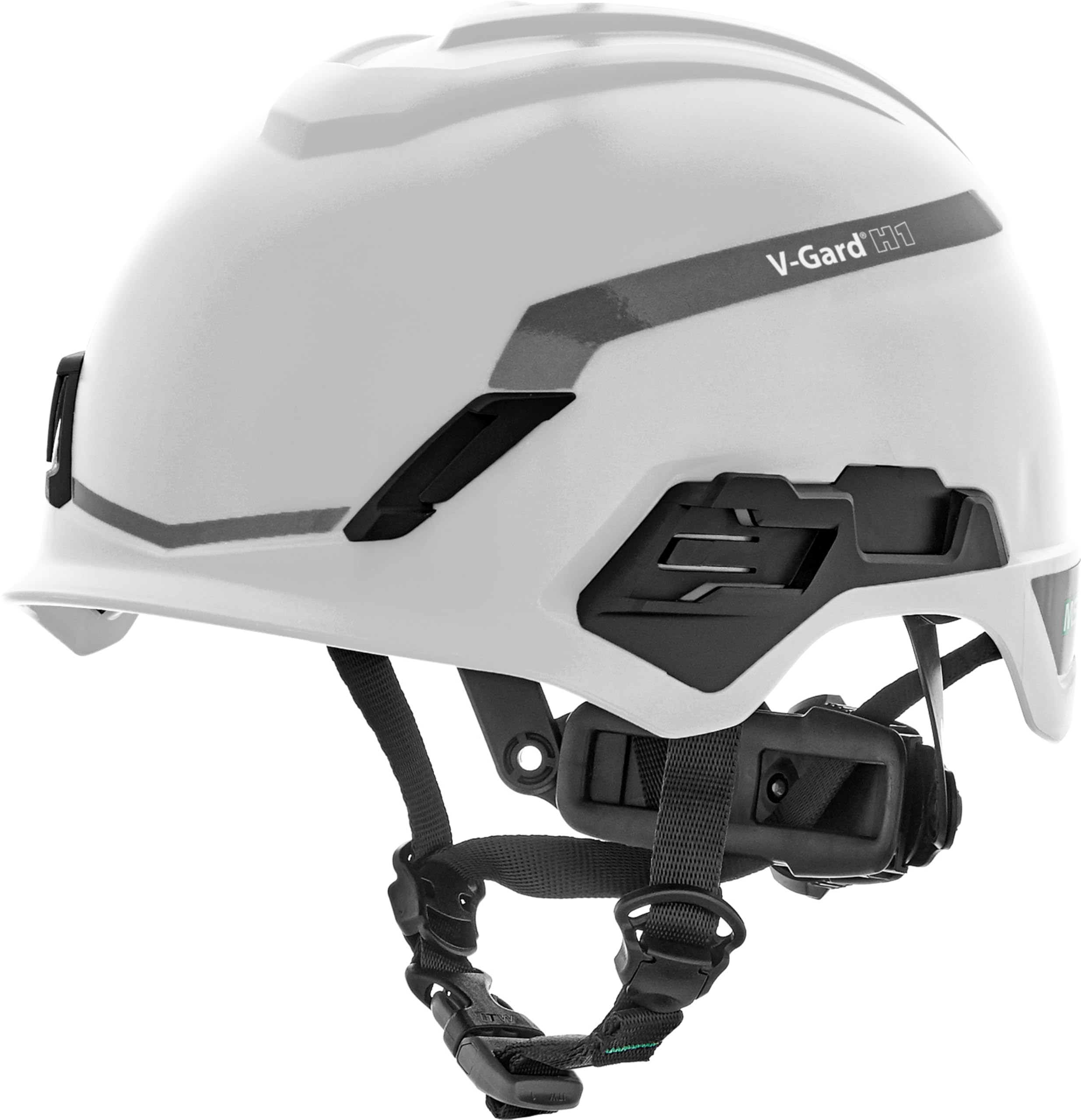 MSA V-Gard H1 Novent Bauhelm - unbelüfteter Schutzhelm für Baustelle & Elektriker - Helm nach DIN EN 397 für die Arbeit