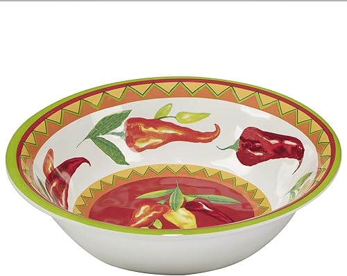 Miniatura 4 de Certified International Red Hot - Juego de vajilla de melamina de 12 piezas, servicio para 4 personas