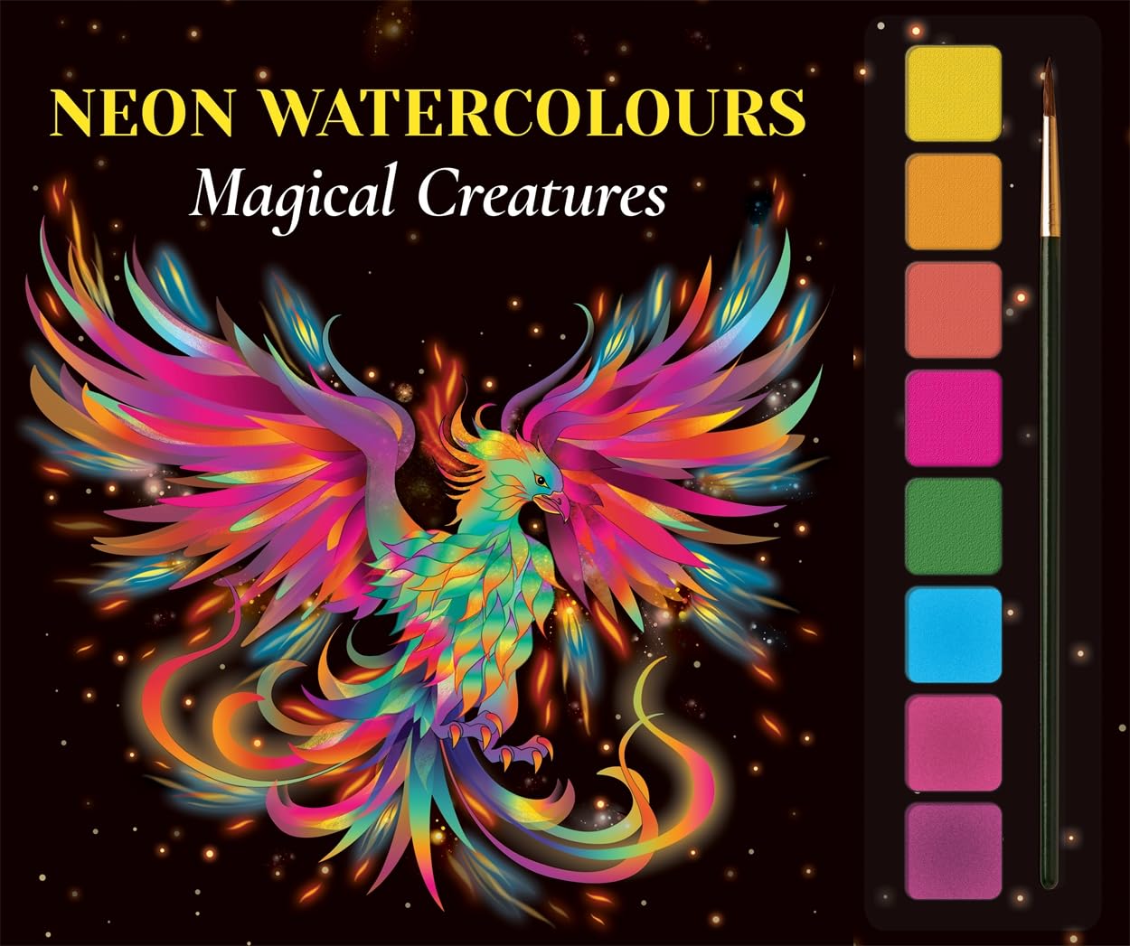 Magical Creatures (All-in-one beginner's guide to neon watercolours)