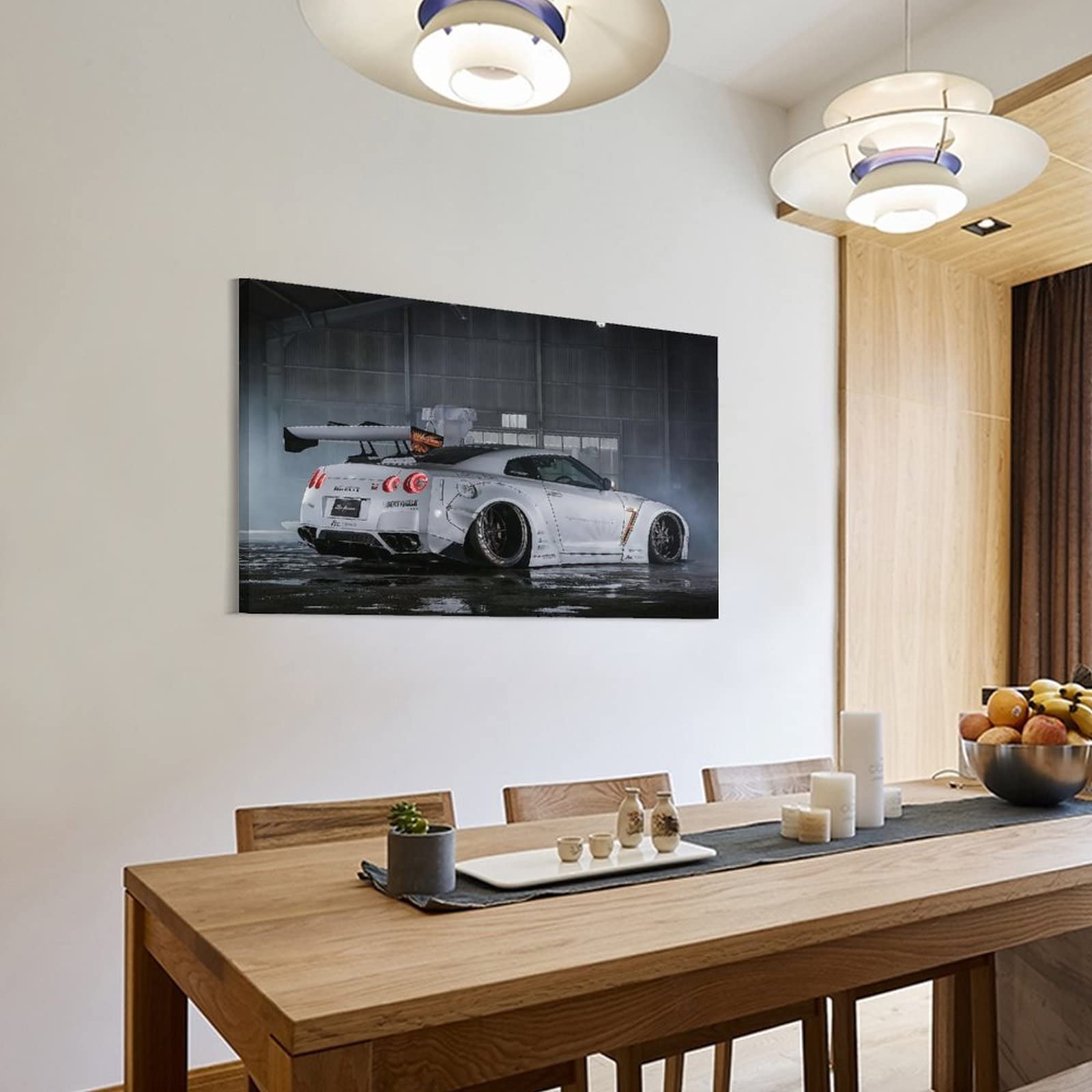 Tableau Toile Nissan GT-R Evolution Series - Décoration Murale JDM 5 Pièces