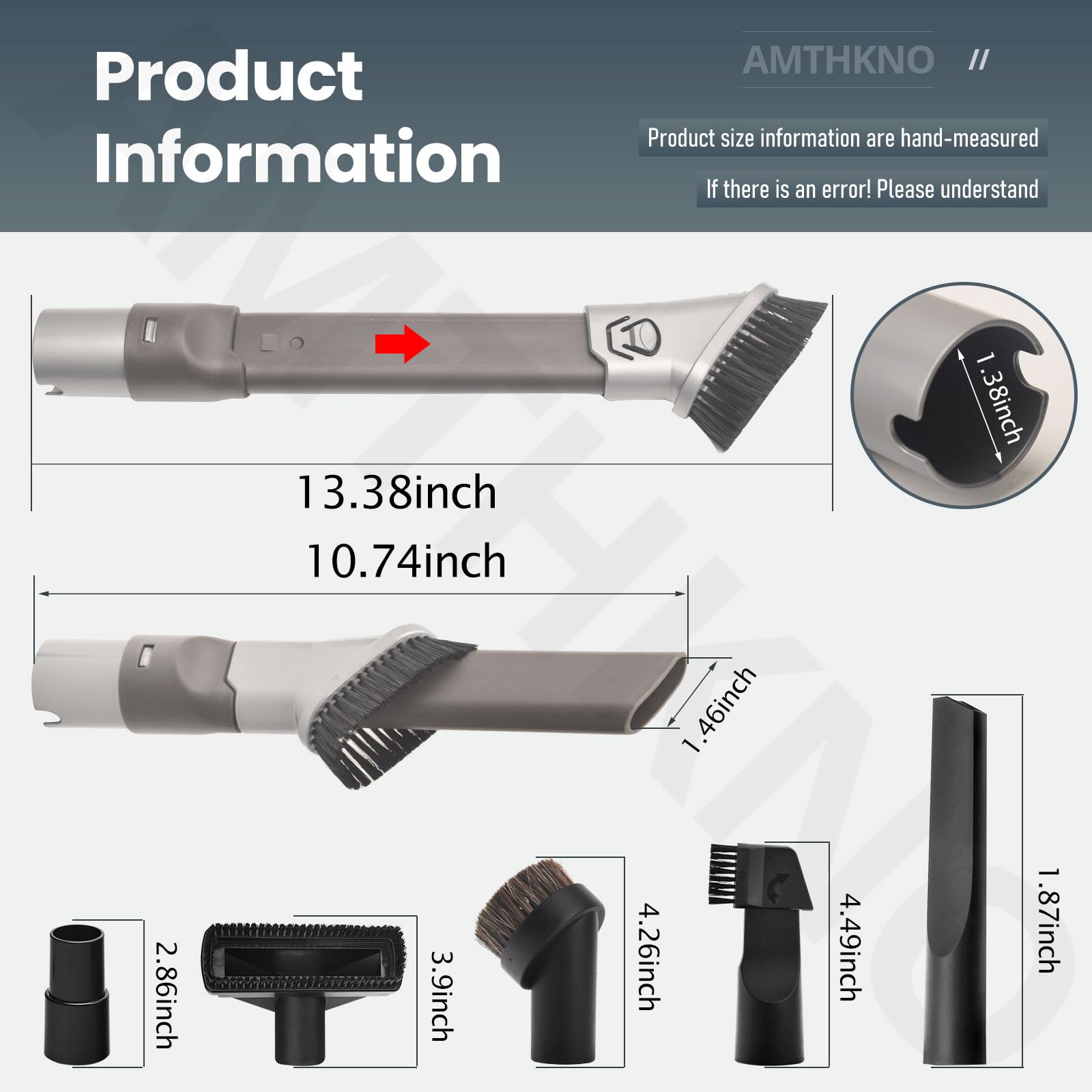 2 in 1 Duster Crevice Tool for Shark NV751 NV752 NV600 NV650 NV680 NV681 NV340 HV301 HV322 HV300 HV320 NV480 NV801 NV803 Vacuum Cleaners, Included Crevice Tool Wet Dry Shop Vacuum Attachment & Brushes