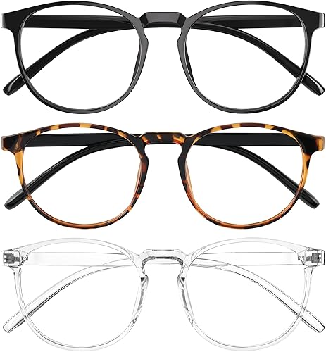 Miniatura 9 de Gafas de luz azul para mujeres y hombres, antifatiga ocular, gafas de bloqueo de luz azul, gafas ligeras retro para juegos