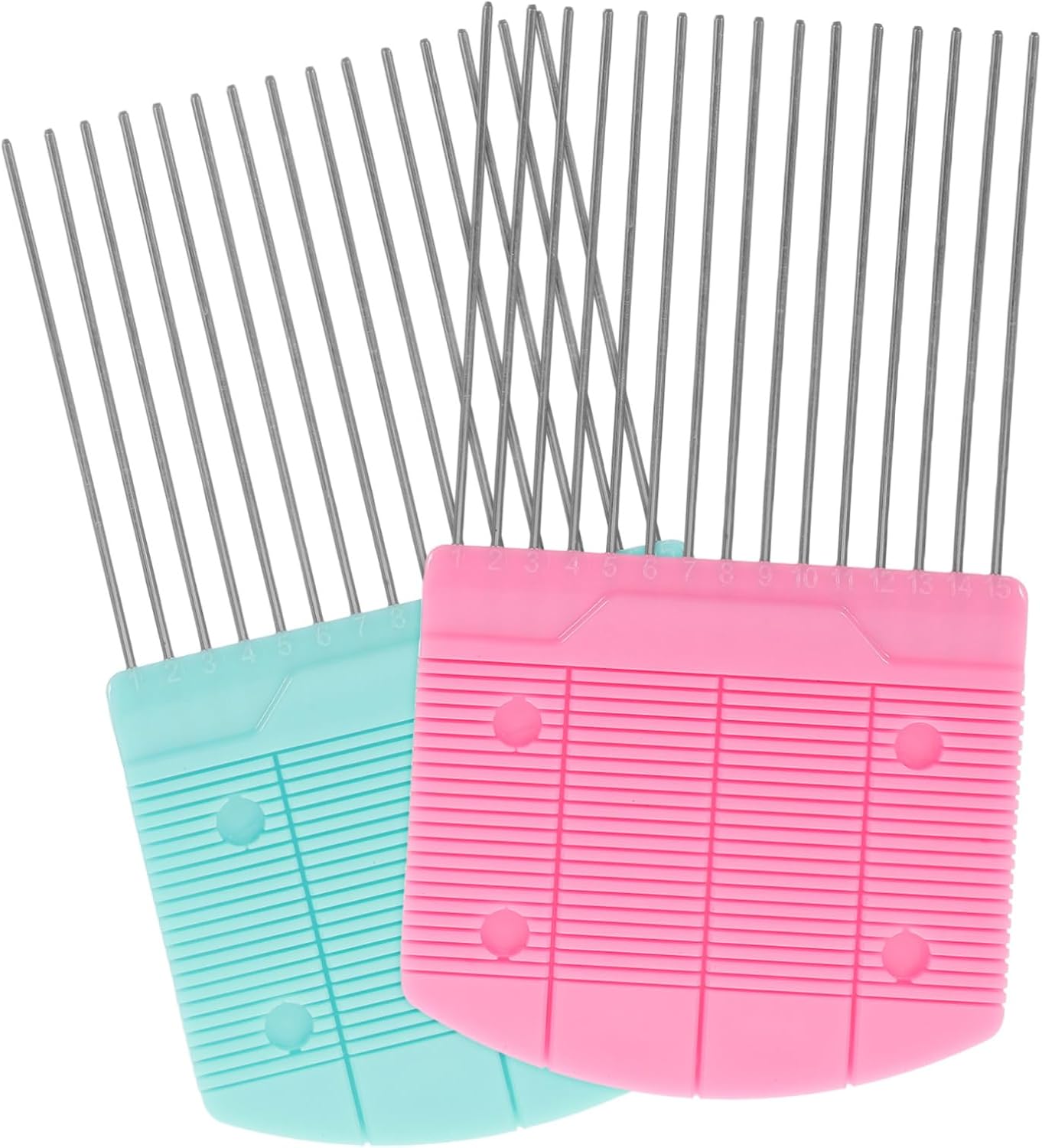 Hohopeti 2pcs Quilling Weaving Tool Easy to Use Paper Crafting Combs for DIY Quilling Projects for Beginners and Craft Enthusiasts Options
