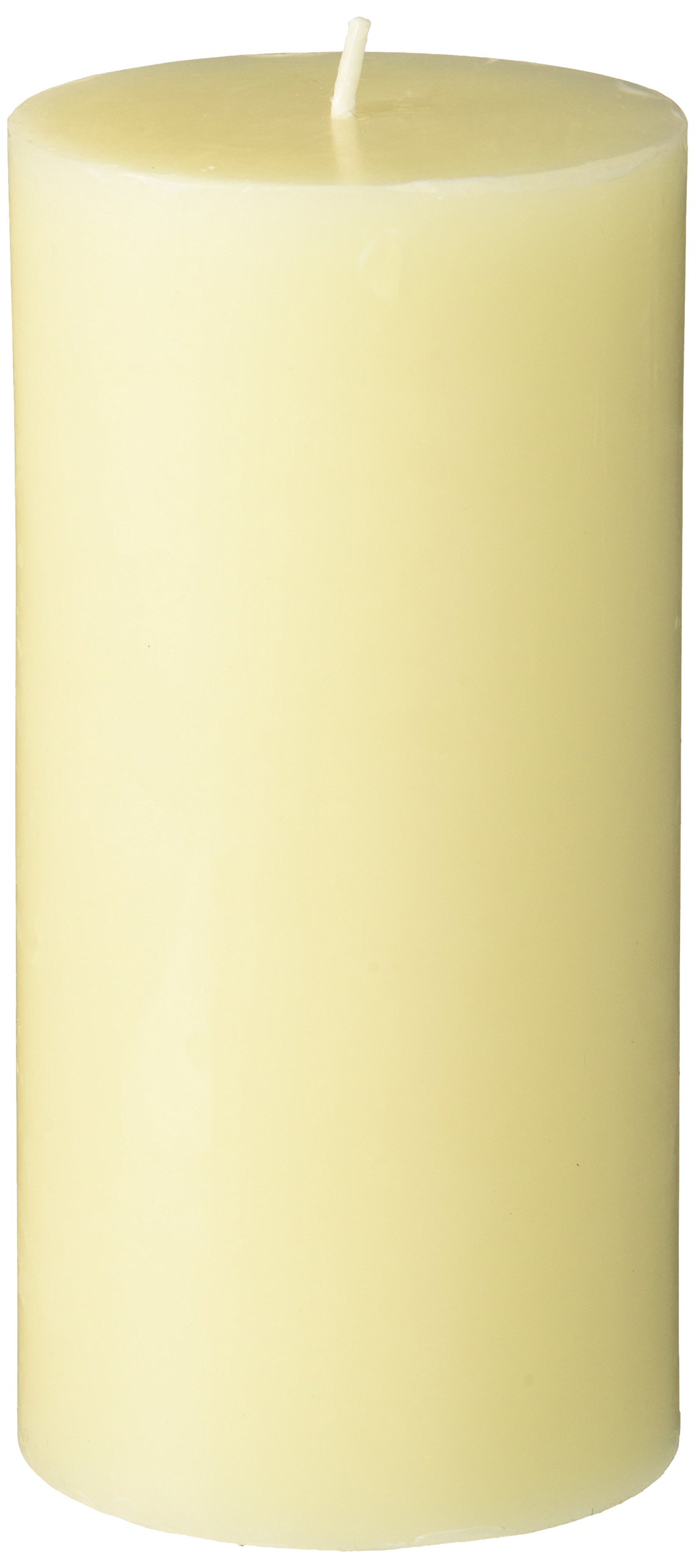Zest Candle Pillar Candle, 3 by 6-Inch, Pale Ivory