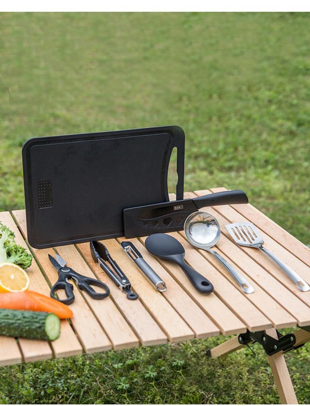 Amazon | AZIEBAY キャンプ用品 調理器具 8 個セット