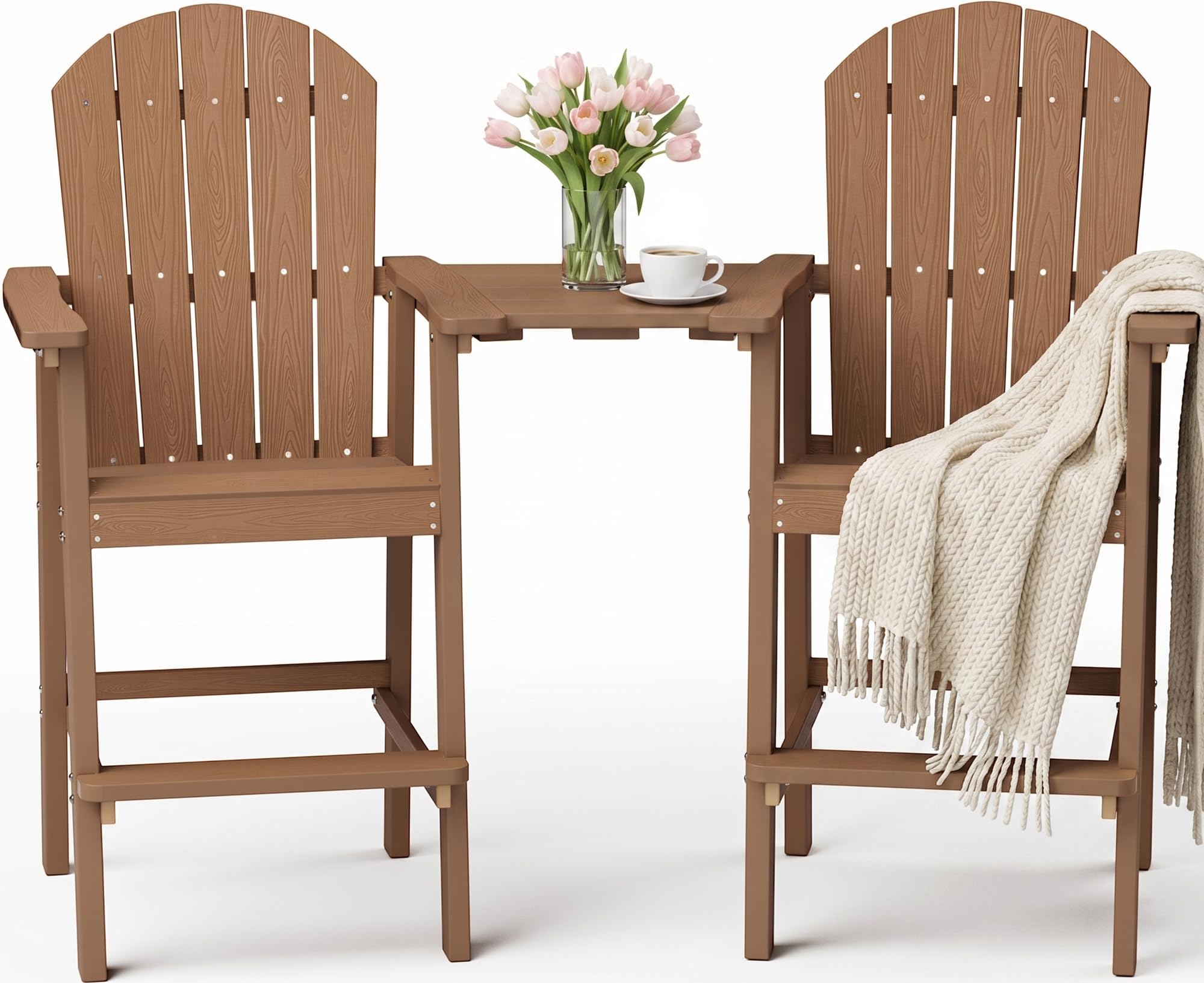 YEFU Tall Adirondack Chairs Set of 2