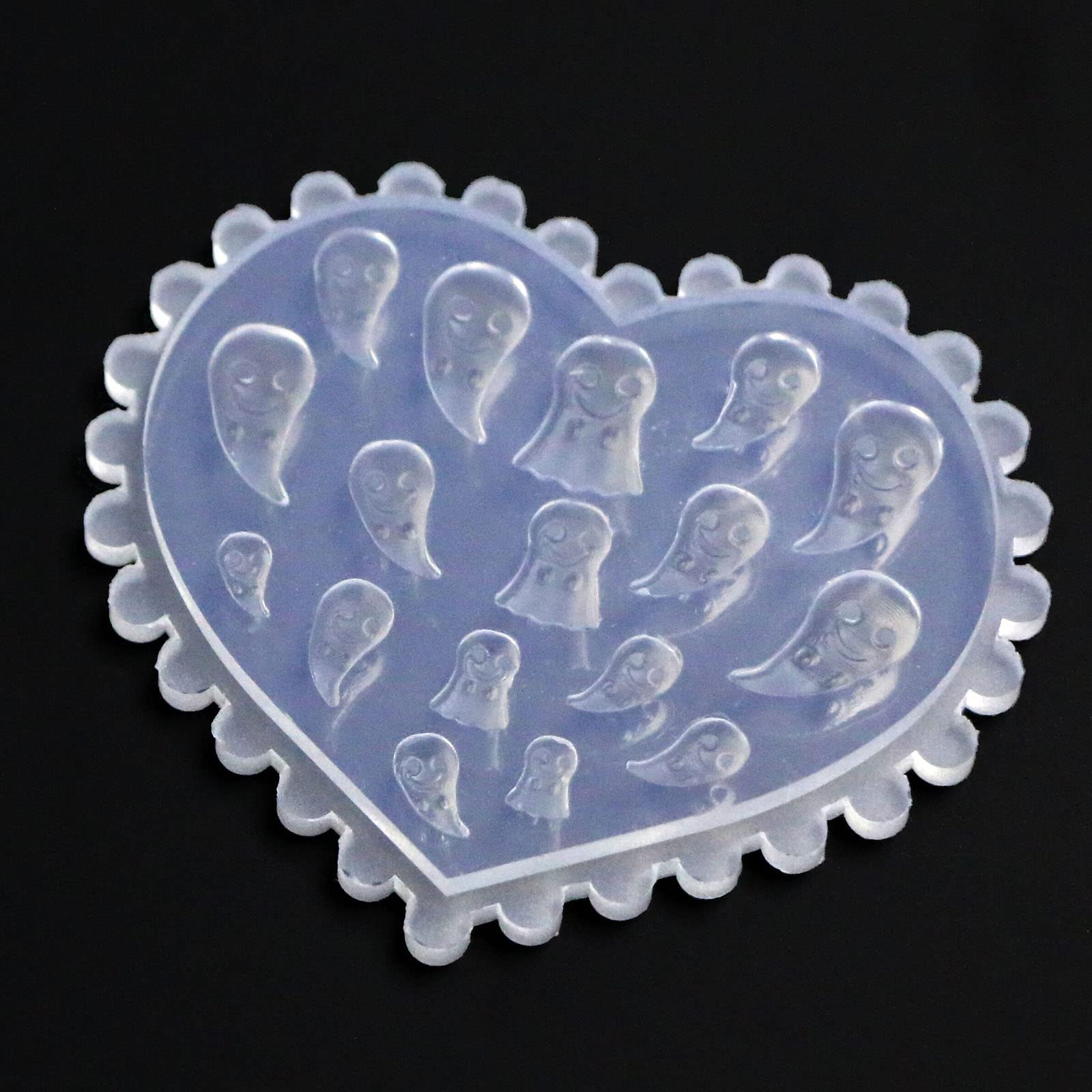 Moule en silicone Halloween en résine - Artisanat décoratif - Bijoux - Beauté - Moule en résine époxy - Pour femmes et filles