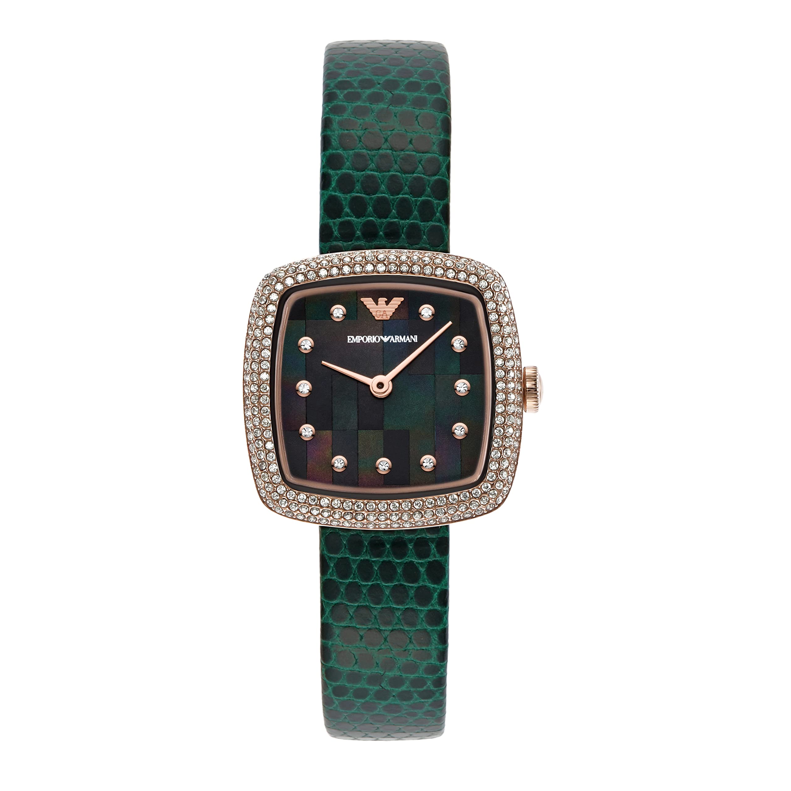 EMPORIO ARMANI レディース 腕時計 本体 Amazon.co.jp: [EMPORIO ARMANI] Watch AR11497 レディース Green