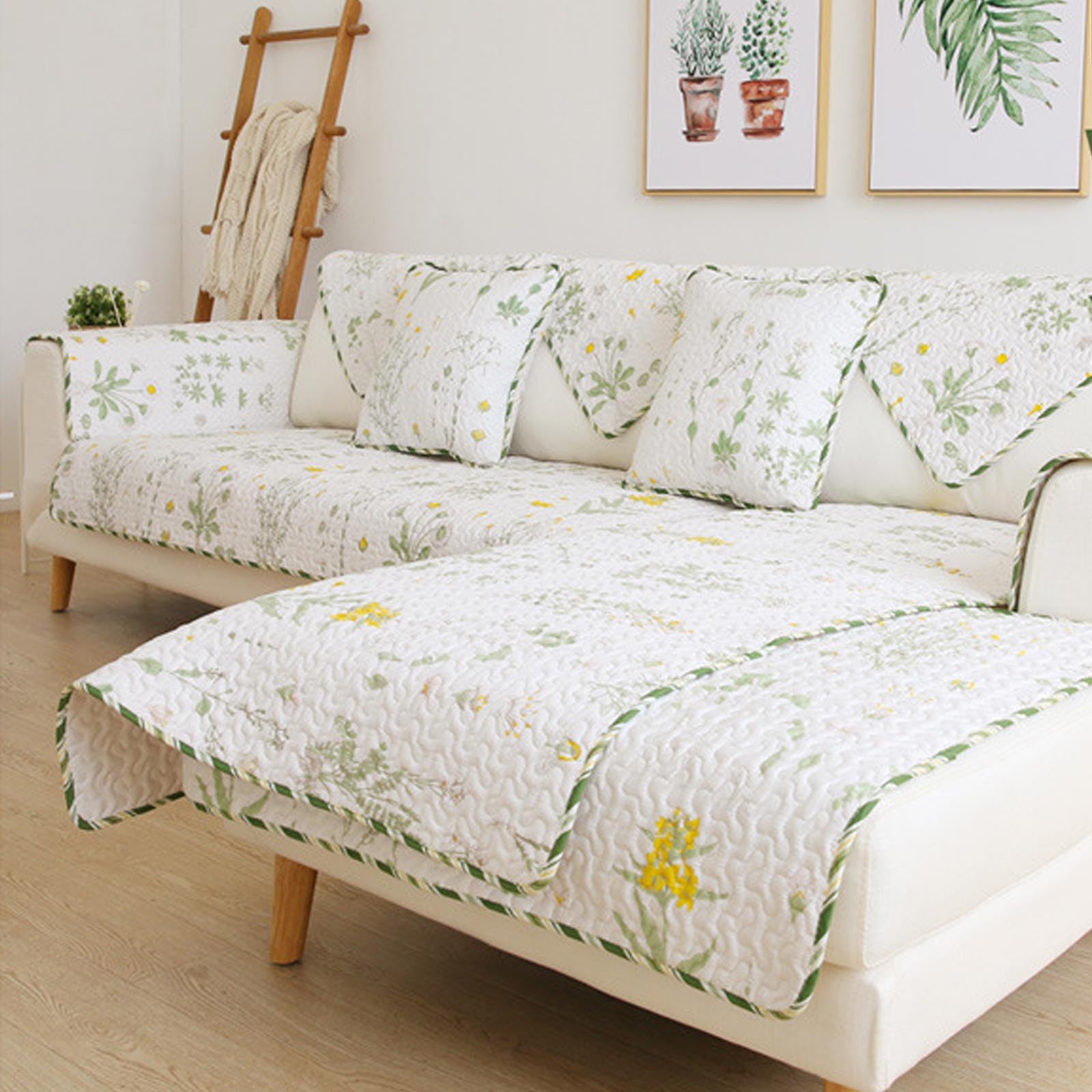 Couvercle de canapé en coton anti-tache couverture universelle pour salon