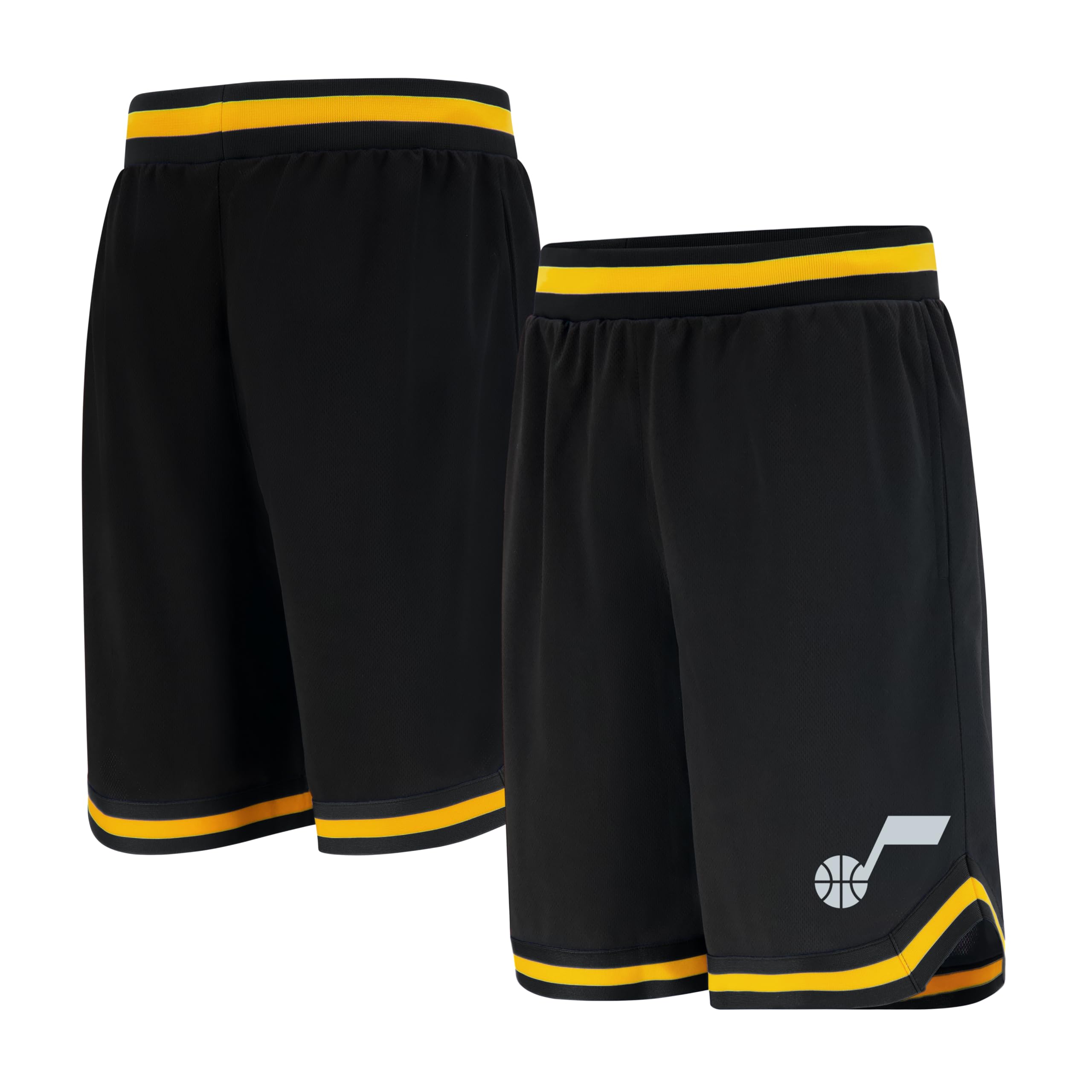Ultra Game Boys' Active Knit Basketball Training Shorts, Black, 14-16