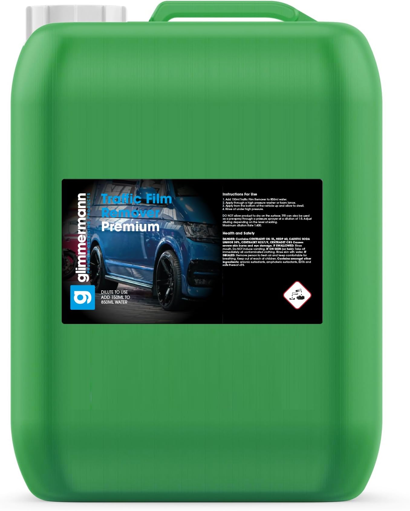 GlimmermannProducts Traffic Film Remover TFR Premium 1:400 20L