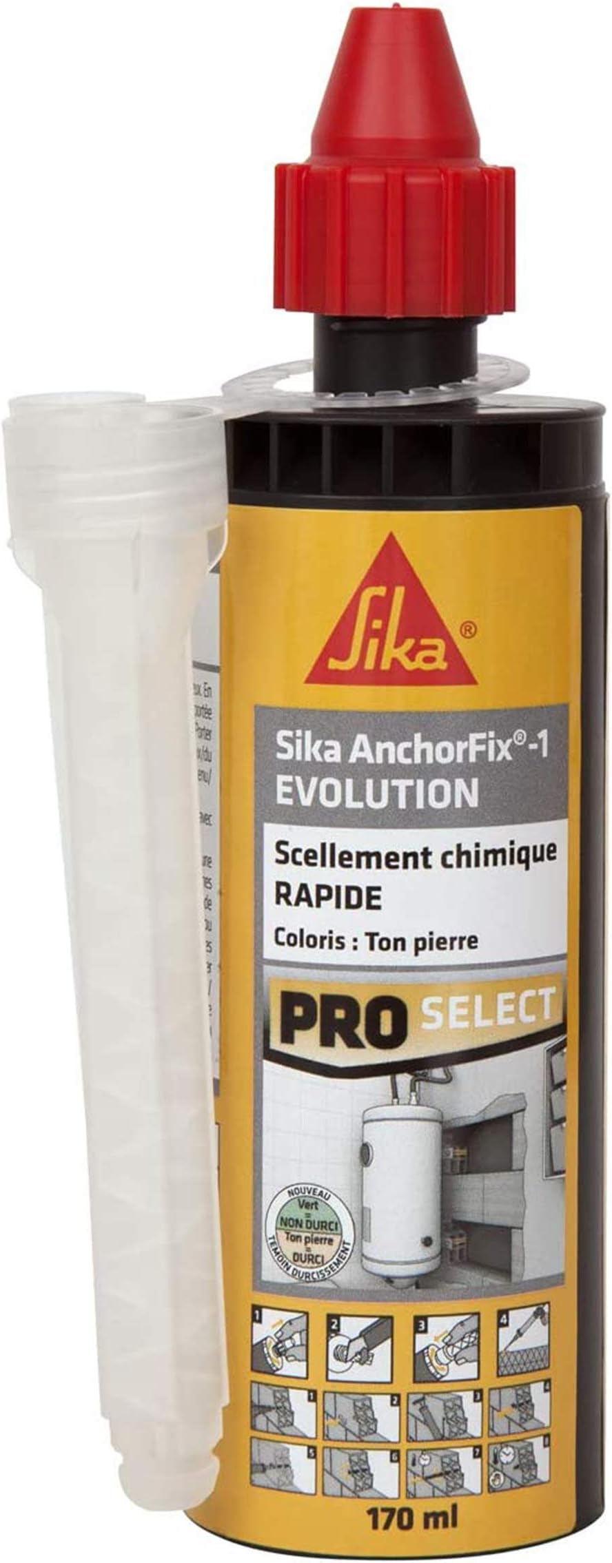 SIKA Scellement chimique rapide pour fixation d'objets lourds, Résine — free download