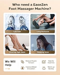 Foot Massager Machine with Heat, Shiatsu Foot Massager with Wireless Control, 2026 Upgraded Deep Kneading, for Plantar Fasciitis, Neuropathy, Birthday Gifts for Women Mom Men Dad, Up to Foot Size 14