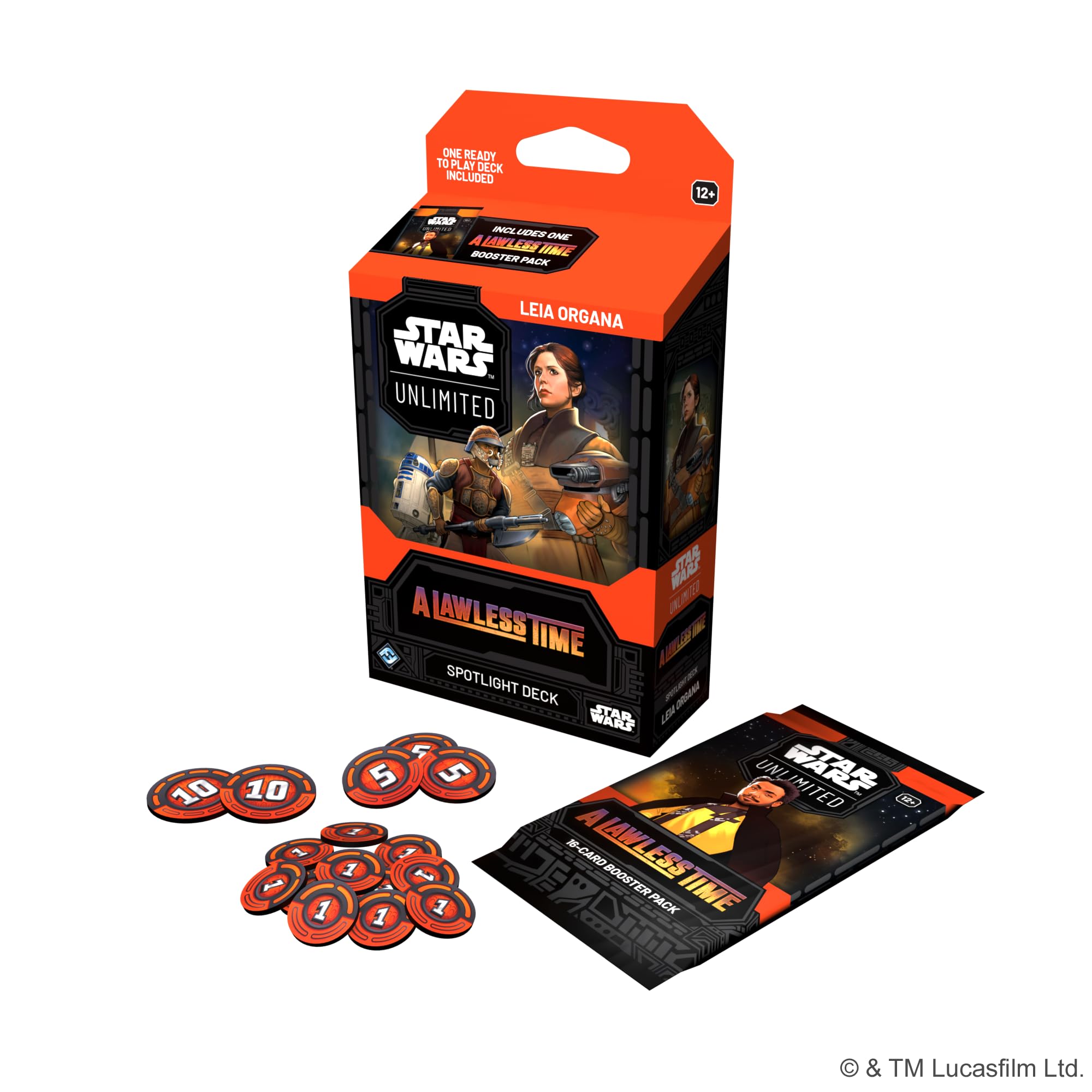 Asmodee - FFG - Star Wars: Unlimited Trading Card Game - Secrets of Power - Spotlight Deck Padmé Amidala - Exclusieve kaarten TCG voor kinderen en volwassenen, leeftijd 12 , 2 spelers, 20 minuten