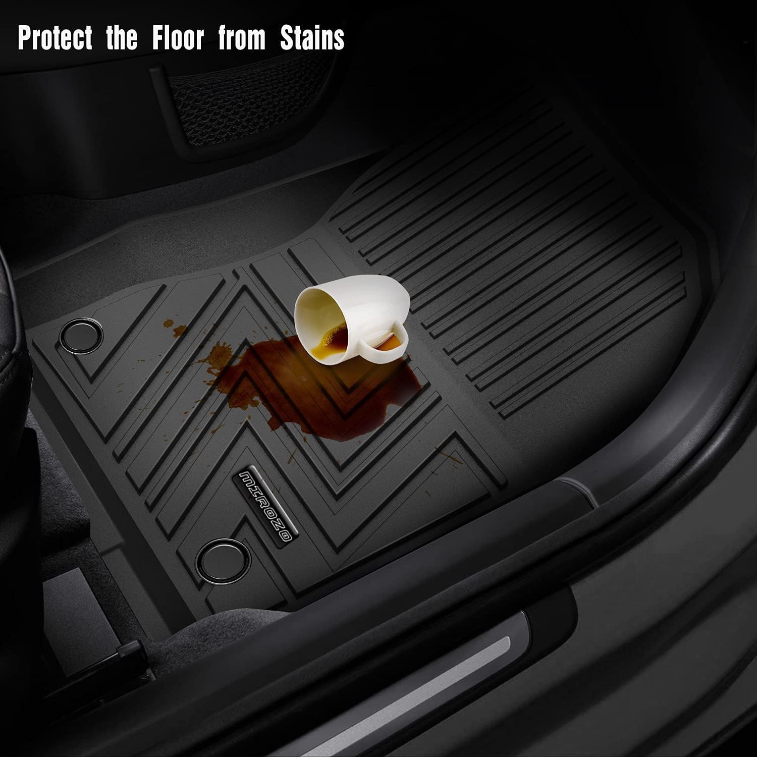 Nеw Dеаl MIROZO Car Floor Mats Custom Fit for 2016-2021 Jeep Grand Cherokee, TPE All Weather Protection Front and 2nd Row Seat Floor Mats Full Set Floor Liners