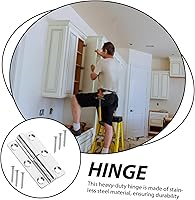 Vista 9 de Bisagras de acero inoxidable resistentes de 4 piezas para puertas y ventanas para uso interior y exterior