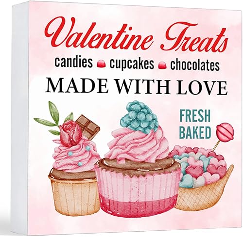 Vista 37 de Decoración de San Valentín, decoración del día de San Valentín, gnomos de San Valentín, camión, un camión cargado de amor, decoración de madera