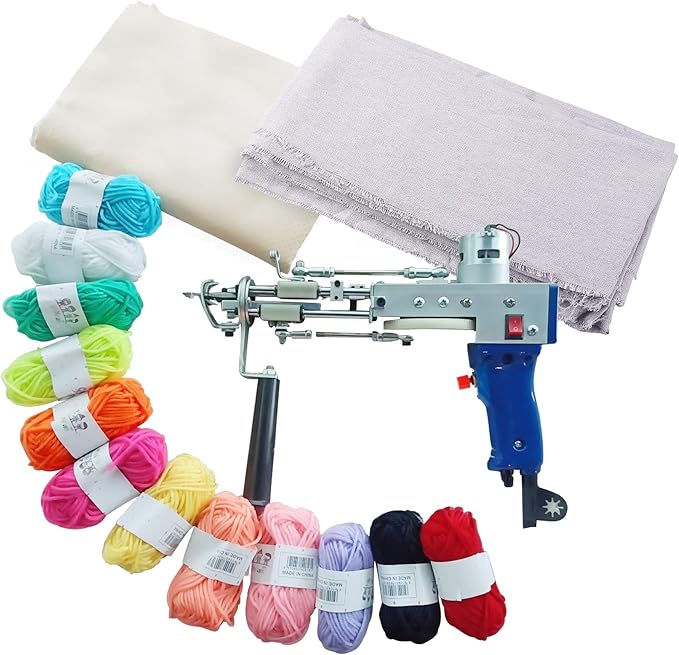 GBgeffy Tufting Gun, Tufting Gun Kit Cut Pile Loop Pile 2