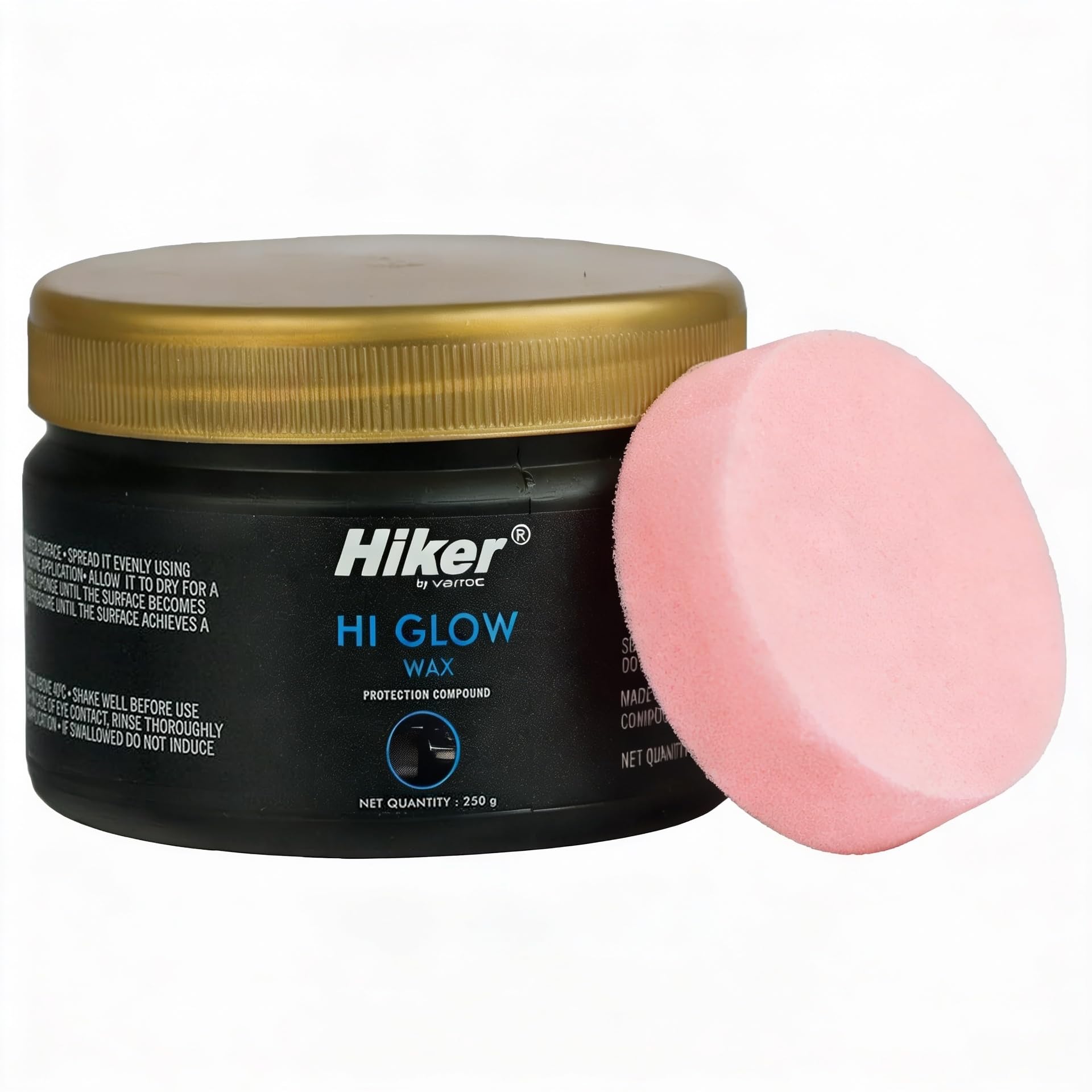 Hiker by Varroc Hi Glow Wax 250g for Cars | Protects from UV Rays, Pullution, Dust & Rain | Restores Shine of the Car-image-11