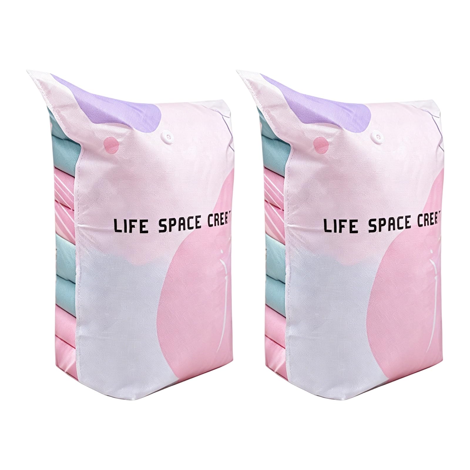 Vacuum Storage Bags Compression |Travel Extra Large Foldable | Space Saving No Pump | for Clothes Bedding Seasonal Storage