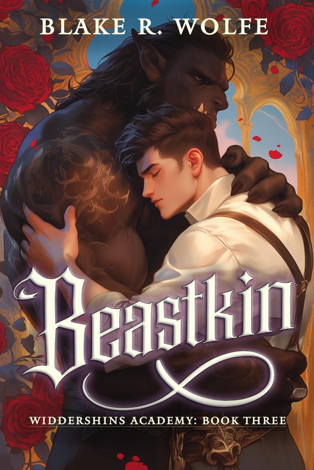 Beastkin: A Gay Beast Shifter Paranormal Academy Romance (Widdershins Academy)