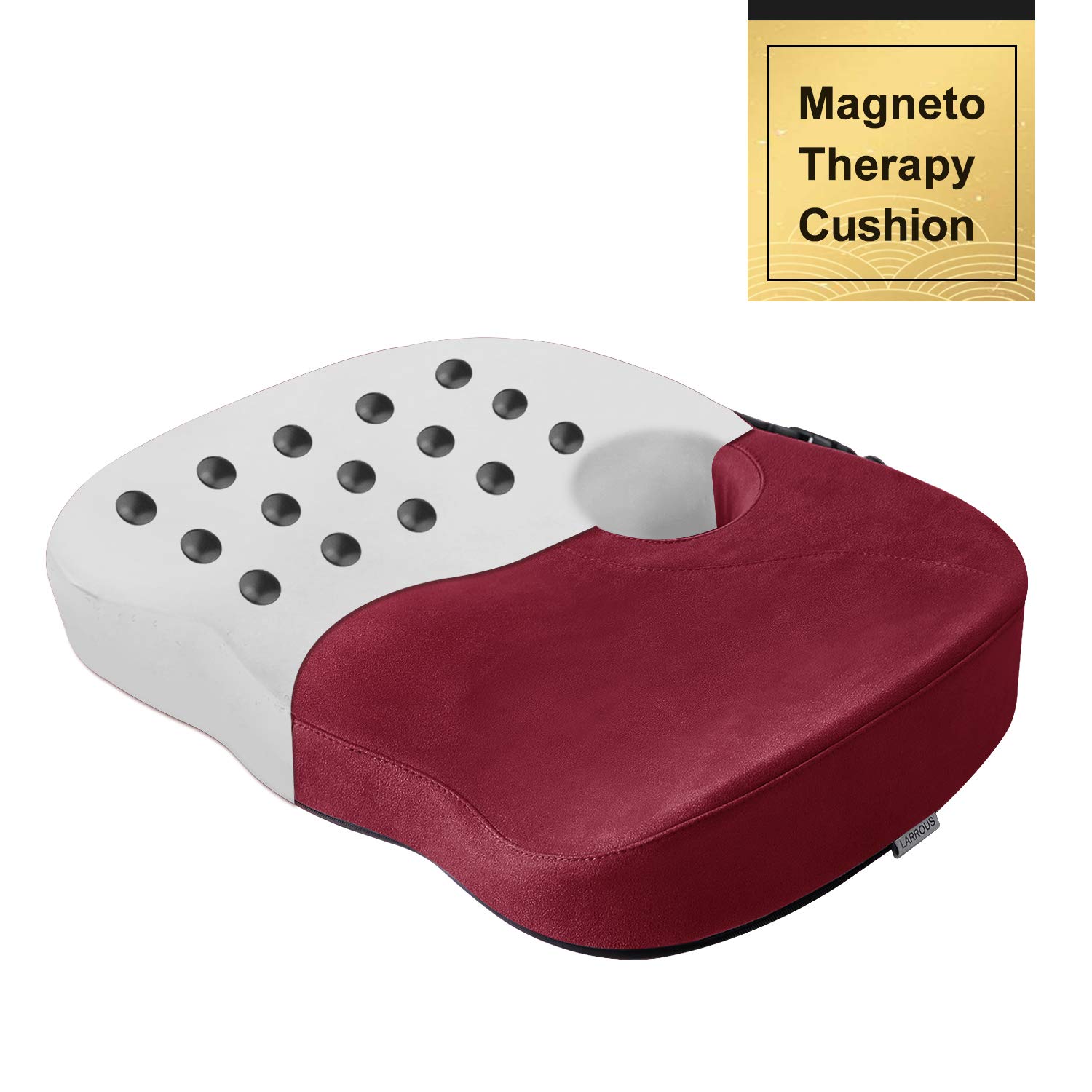 Buy LARROUS Memory Foam Therapy Seat Cushion for Office Chair