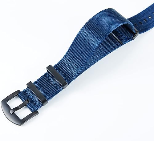 Miniatura 2 de BINLUN Nylon Watch Band Thick G10 Premium Ballistic Nylon Multicolor Replacement Watch Straps with SilverBlack Stainless Steel Buckle for Men Women