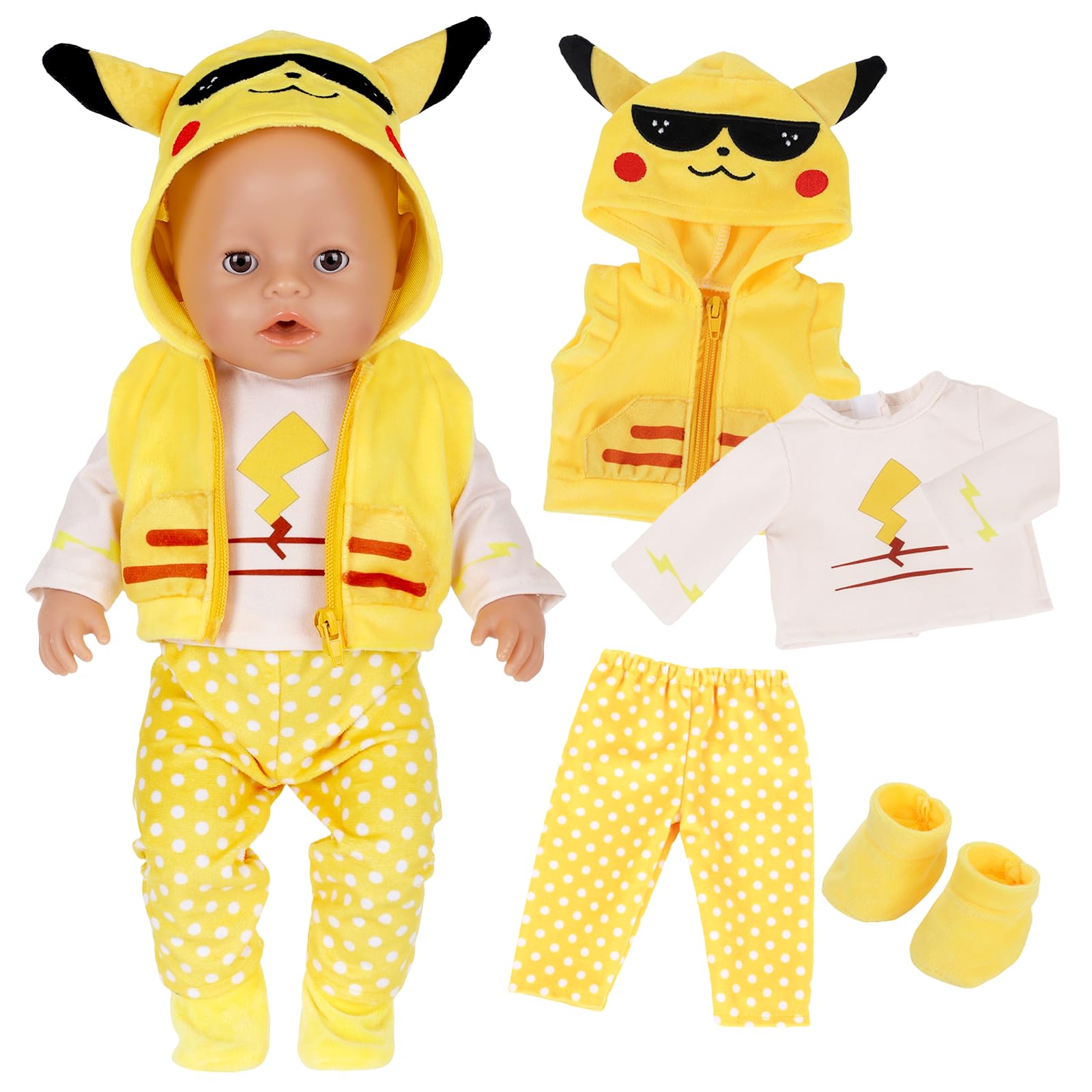 Baby Doll Clothes for 14-18 inch Baby Dolls