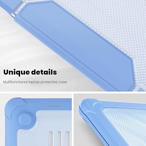 Miniatura 69 de DTangLsm Funda rígida resistente para M4 MacBook Air de 15 pulgadas 2025 2024 2023 M4 M3 M2 A3241 A3114 A2941, resistente carcasa rígida resistente